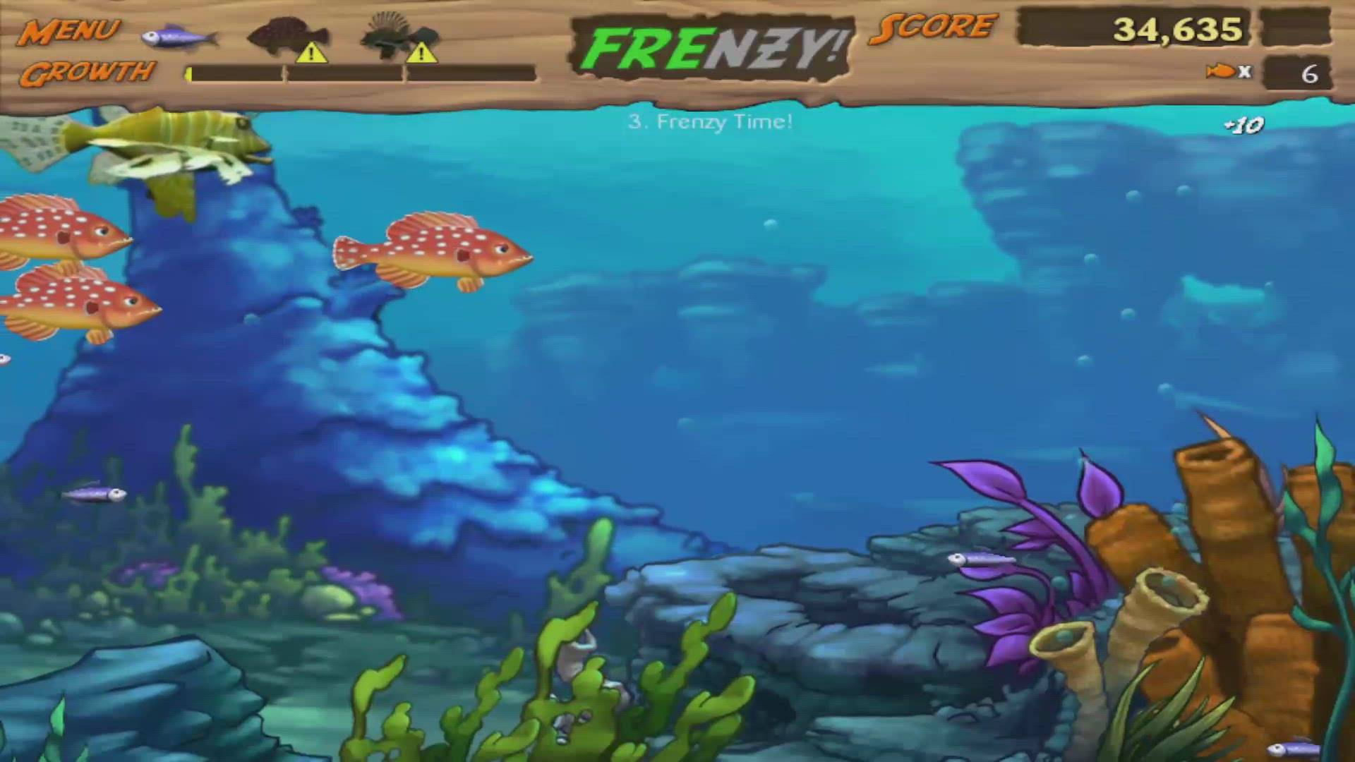 'Video thumbnail for Feeding Frenzy 2 Shipwreck Showdown Lvl 3'