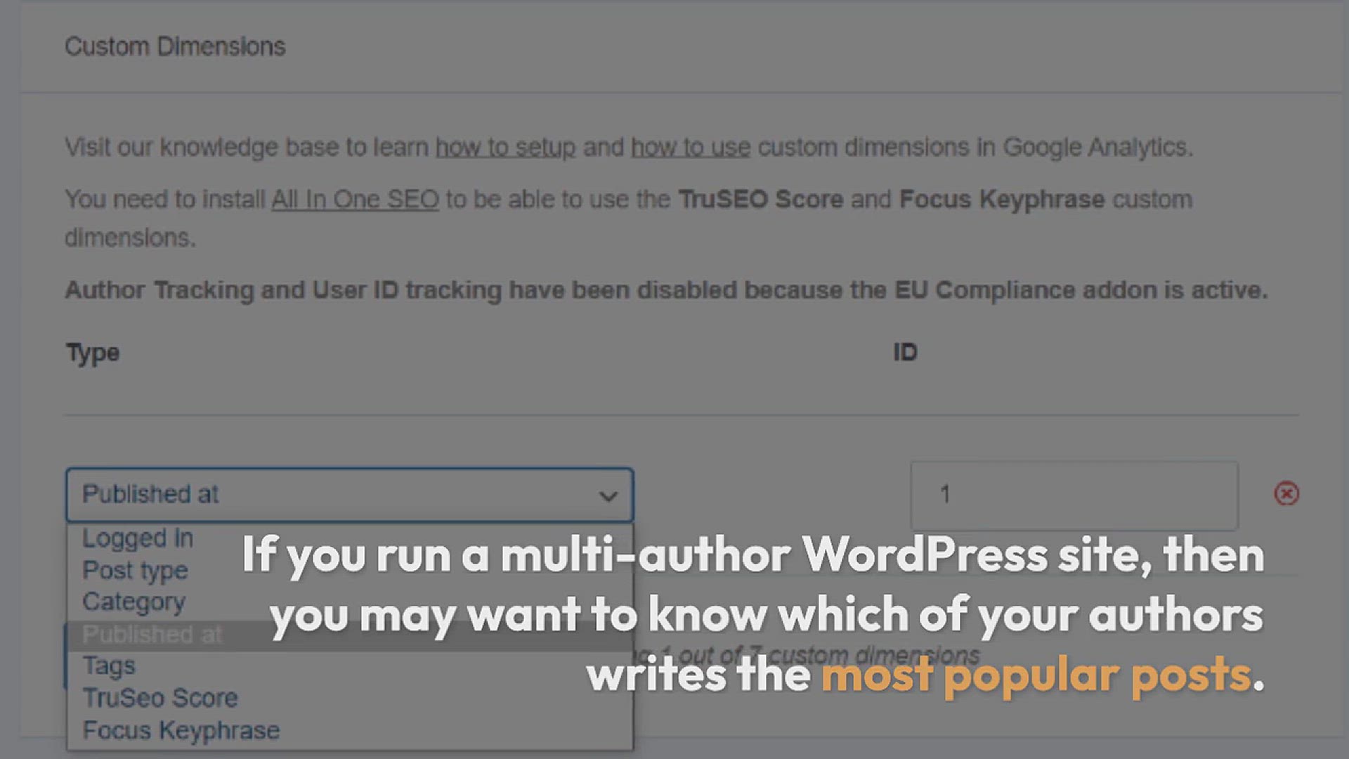 'Video thumbnail for How to Enable Author Tracking in WordPress'