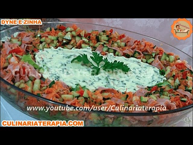 'Video thumbnail for SALADA BAILARINA - Salada Light de Maionese Legumes e Alface - Dyne e Zinha'