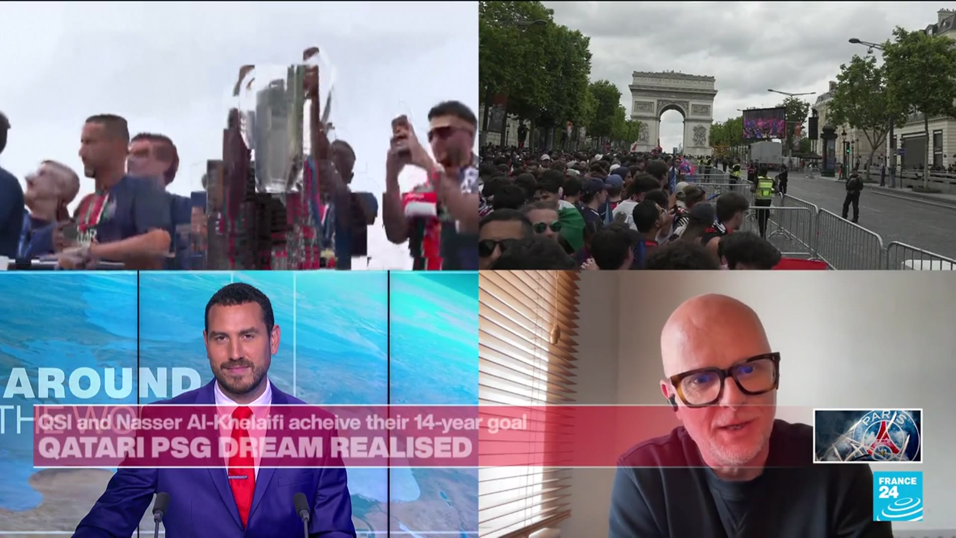 'Video thumbnail for Qatari PSG dream comes true explains our guest Simon Chadwick'