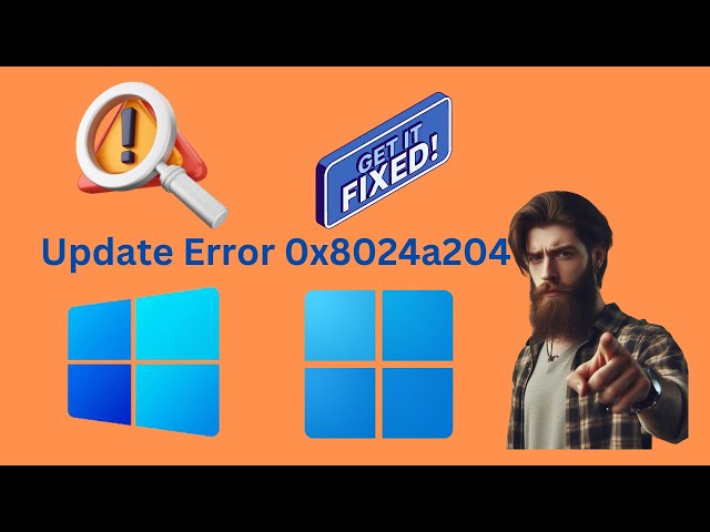 'Video thumbnail for How to Fix Windows 11 or 10 Update Error 0x8024a204 | GearUpWindows Tutorial'
