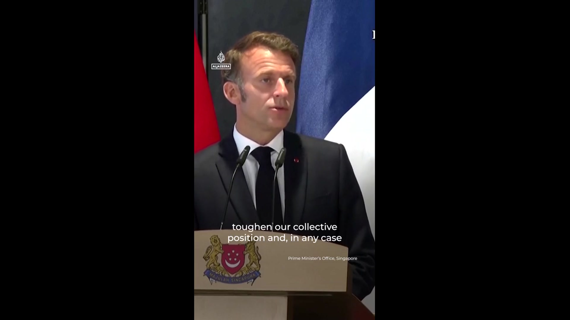 'Video thumbnail for Macron: Israel risks sanctions if Gaza blockade continues'
