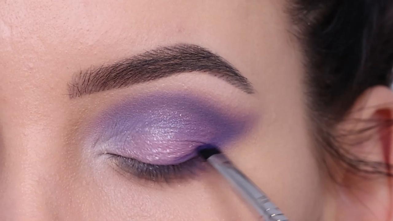 Video thumbnail for Lavender Soft Glam Eye Makeup Tutorial