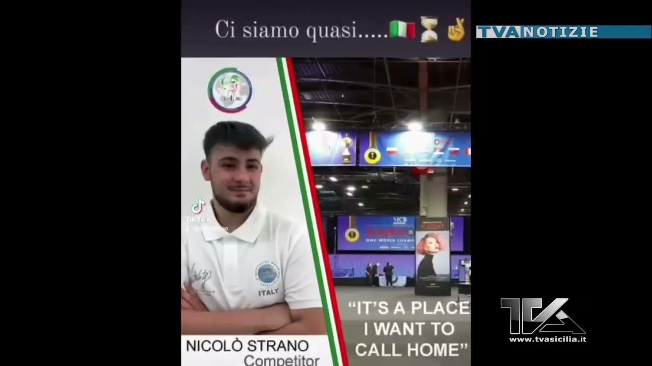 'Video thumbnail for Parigi. Il giovane barbiere adranita Nicolò Strano ha conquistato un prestigioso 4° posto al campion'