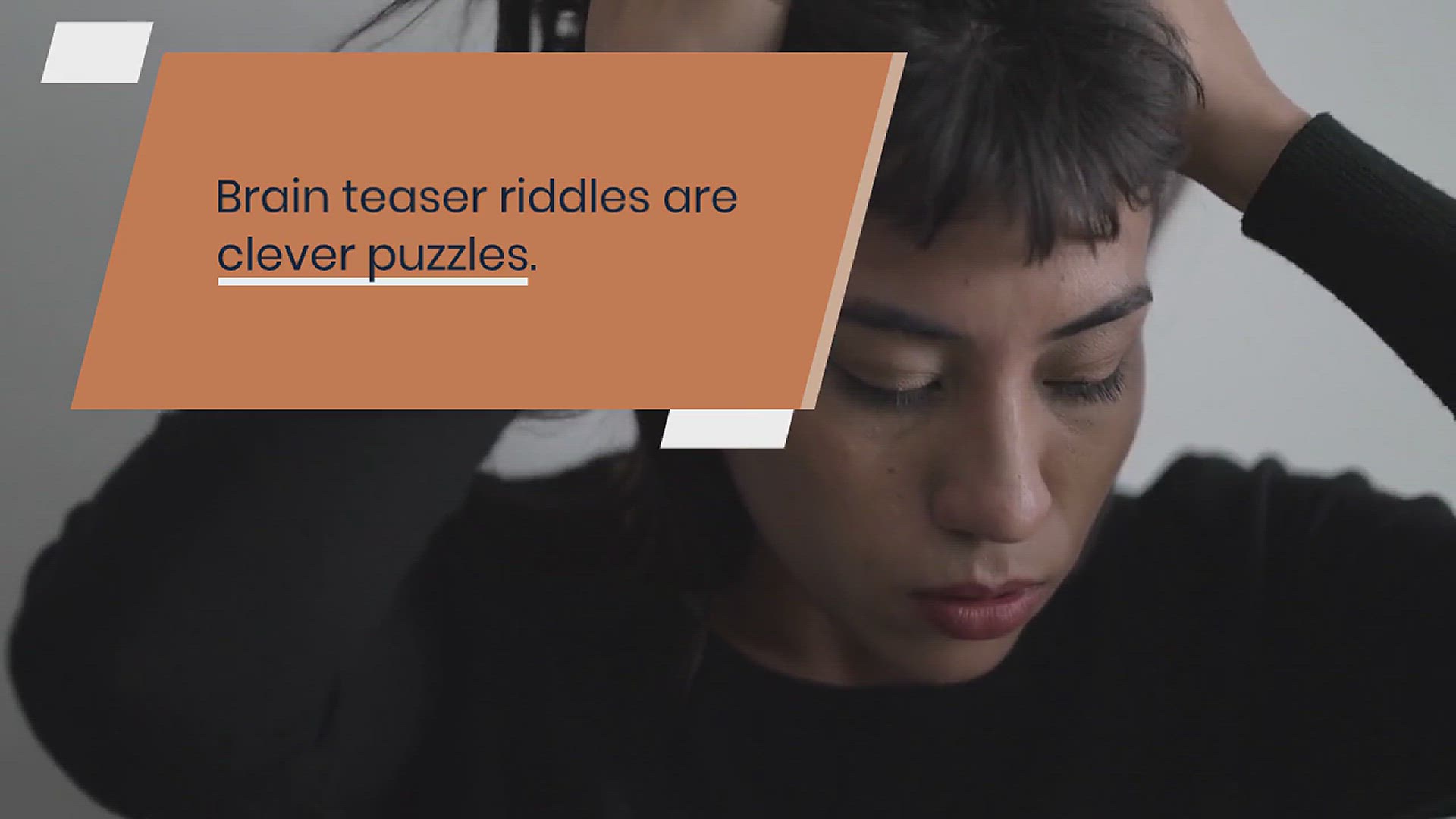 'Video thumbnail for Brain Teaser Riddles'