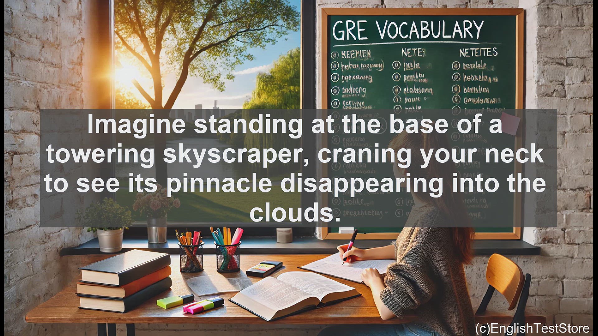 'Video thumbnail for GRE Vocabulary Lesson: Exploring the Lofty Realm - From Towering Heights to Noble Ambitions'
