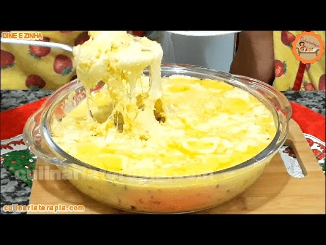 'Video thumbnail for Filé de Frango ao Creme de Milho e Queijos @Culinariaterapia'