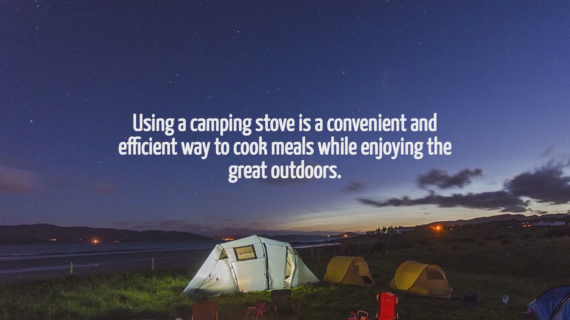 Video thumbnail for How To Use Camping Stove