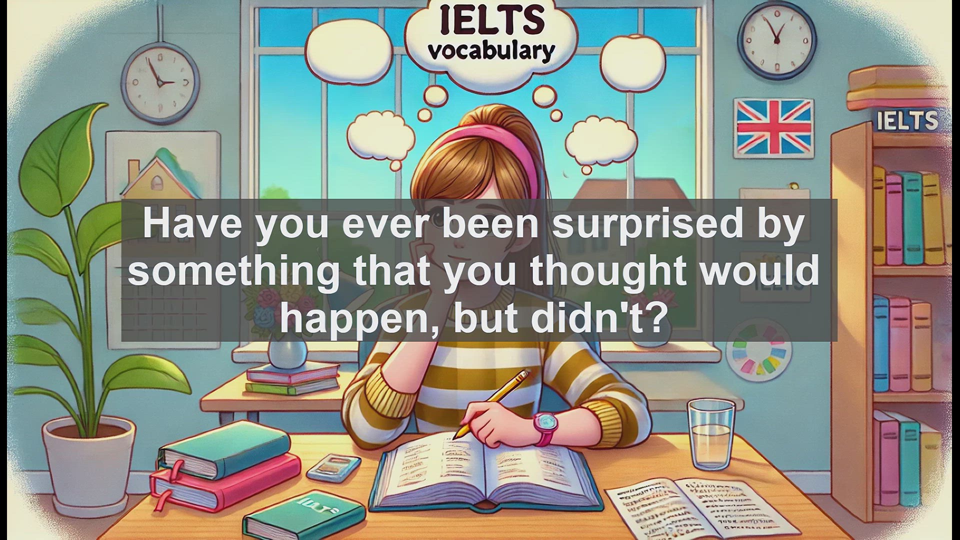 'Video thumbnail for 2500 Must Know IELTS 5.5 Vocabulary - Understanding 'Expected': A Guide to Predicting Future Events'