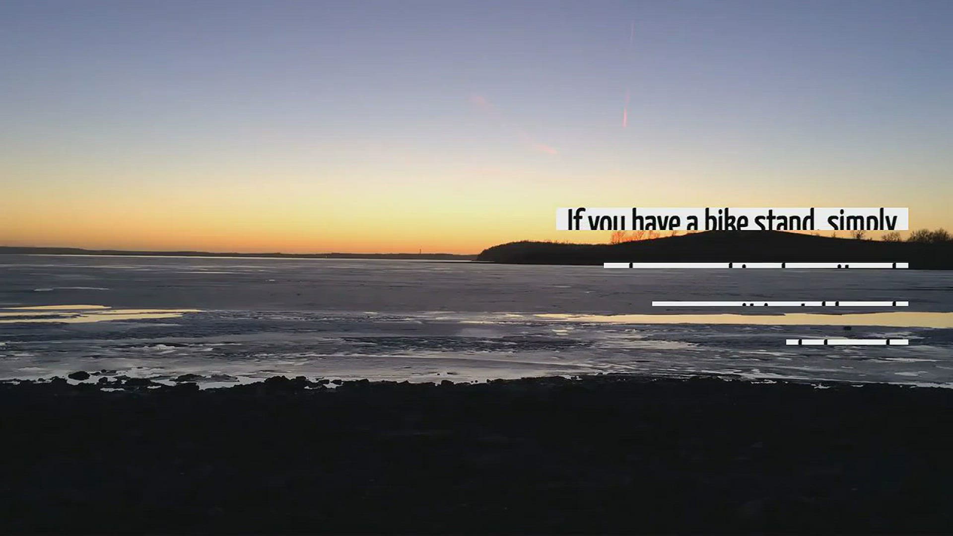 Video thumbnail for How To Make A Bicycle Stationary