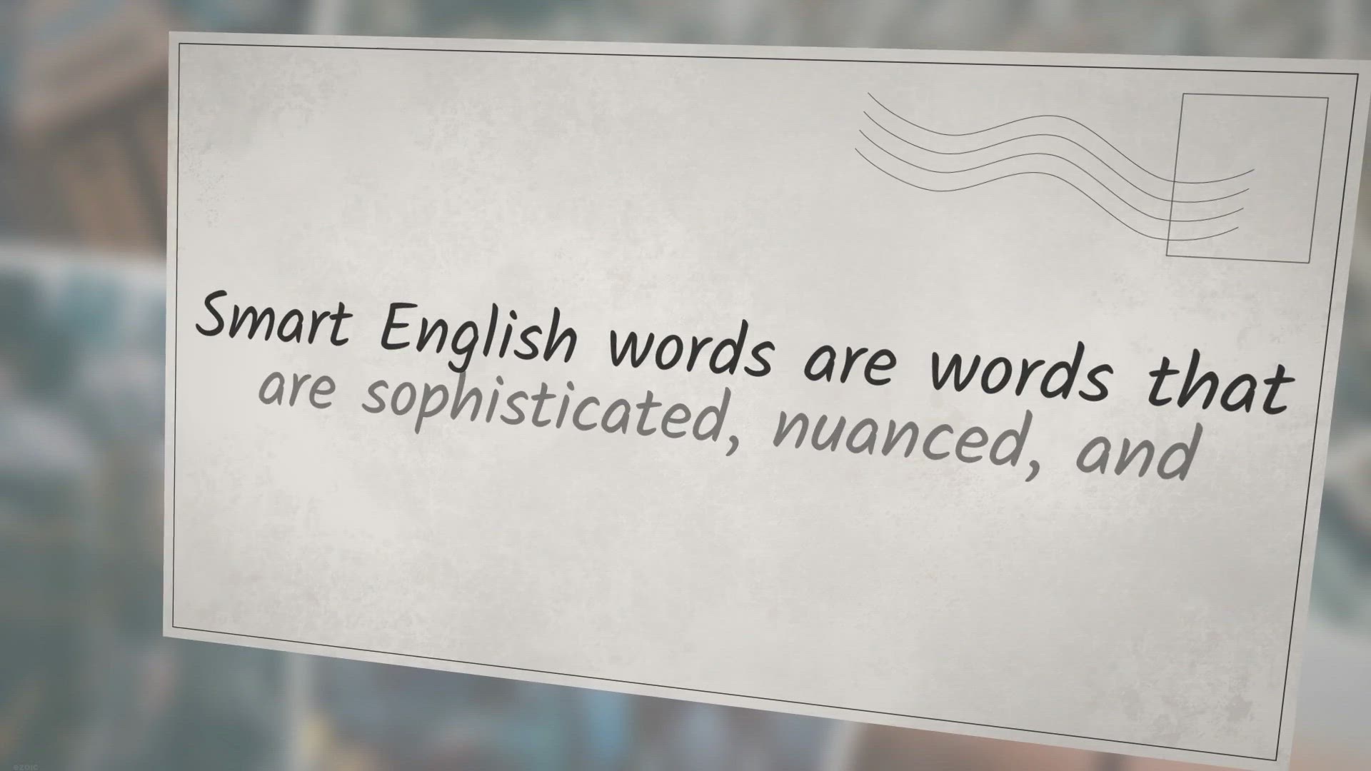 'Video thumbnail for Mastering These 50 + Smart English Words Will Elevate Your Communication Skills'
