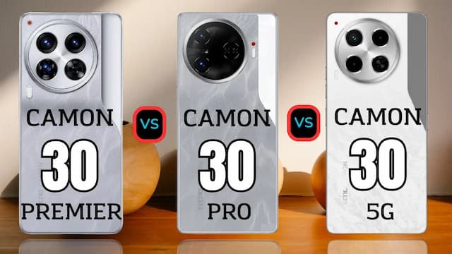 'Video thumbnail for Tecno Camon 30 Premier 5G vs Tecno Camon 30 Pro 5G vs Tecno Camon 30 5G'