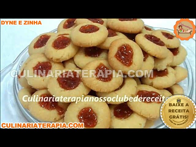 'Video thumbnail for Biscoitinhos Amanteigados com Goiabada Muito Fácil de Fazer'