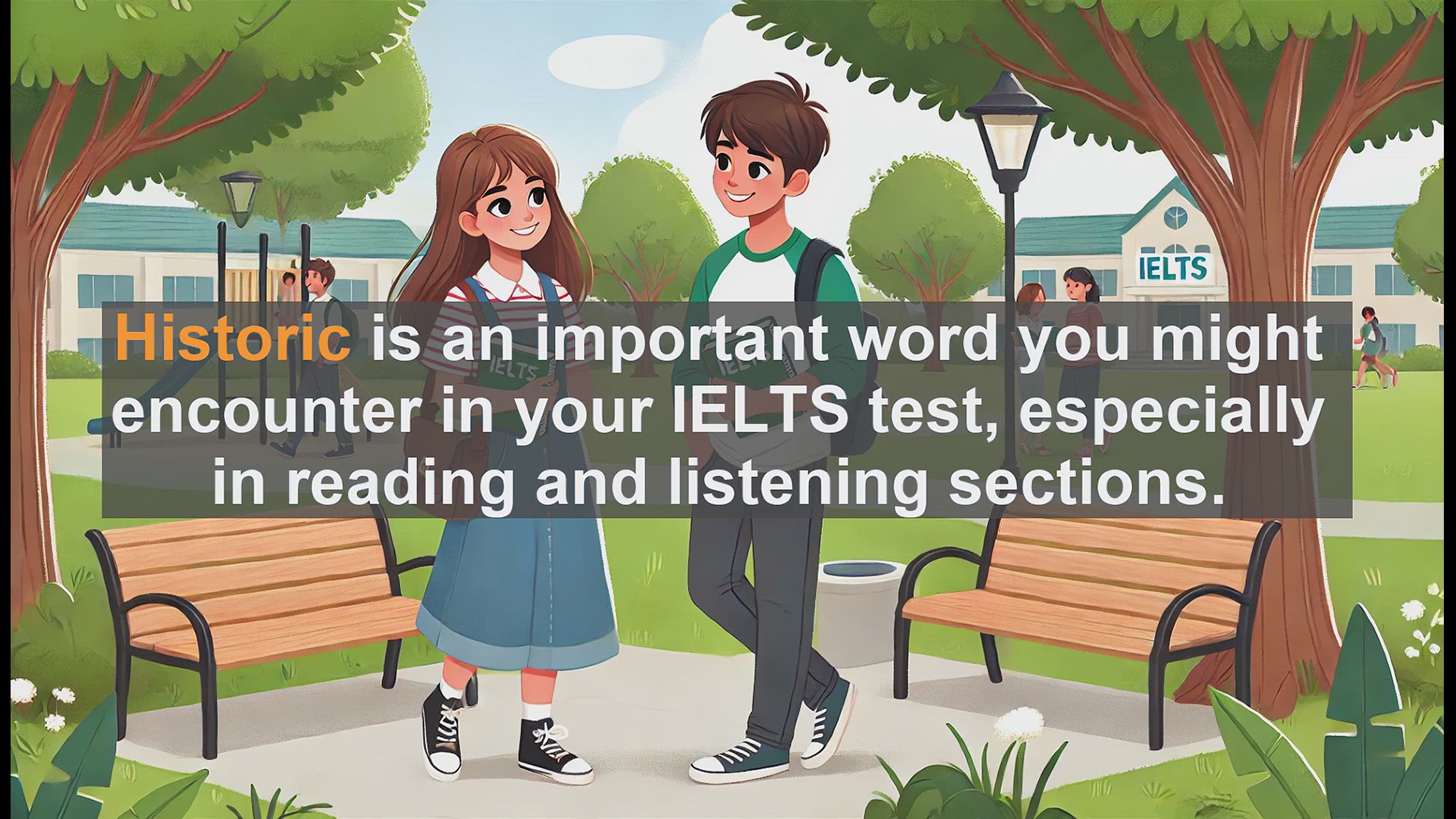 'Video thumbnail for 2500 Must Know IELTS 5.5 Vocabulary - Understanding 'Historic' for IELTS: Key Vocabulary Explained'
