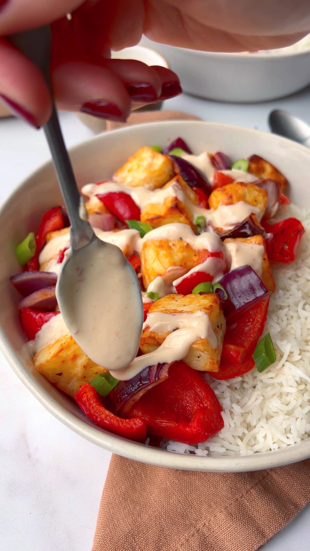'Video thumbnail for Air Fryer Halloumi Bake'