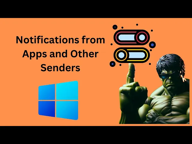 'Video thumbnail for How to Enable or Disable Notifications from Apps and Other Senders in Windows 10 | GearUpWindows'