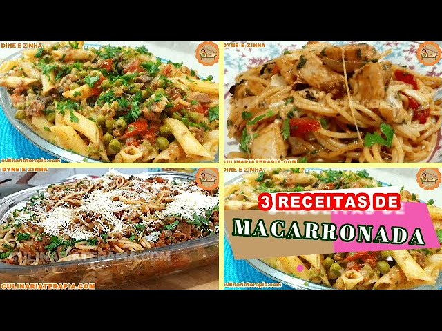 'Video thumbnail for Aprenda a preparar 3 receitas deliciosas de macarronada para transformar o seu menu do Almoço'