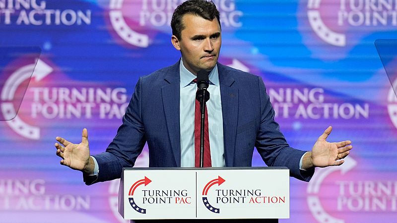 Video thumbnail for Conservative activist Charlie Kirk assassinated at Utah university
