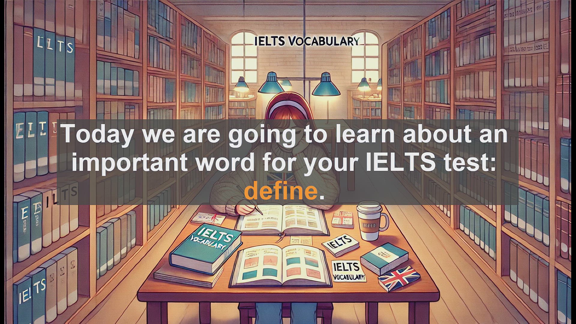 'Video thumbnail for 2500 Must Know IELTS 5.5 Vocabulary - IELTS Vocabulary: Understanding and Using the Word 'Define''