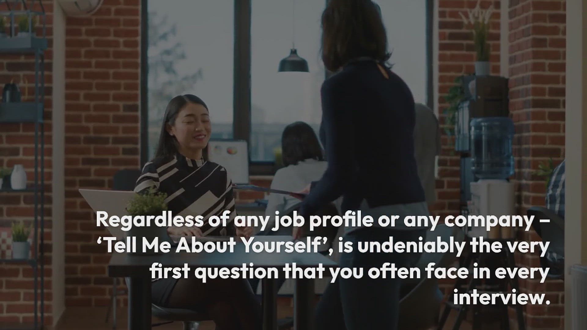 'Video thumbnail for How to Answer “Tell Me About Yourself” in an Interview?'