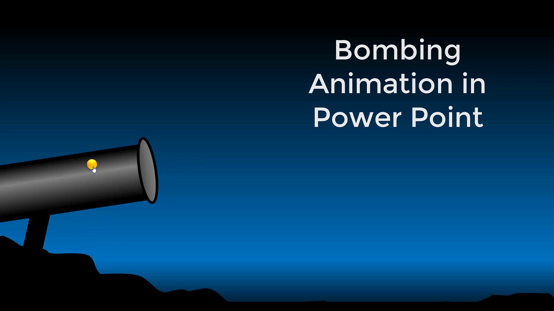 Video thumbnail for Bombing animation in power point Step by Step | Power Point Tutorial