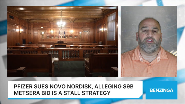 Video thumbnail for Pfizer Sues Novo Nordisk, Alleging $9B Metsera Bid Is A Stall Strategy