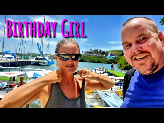 Video thumbnail for Life Aboard: Birthday, Boat Maintenance & Island Errands | Ep 79 #svaguaazul #boatlife #sail