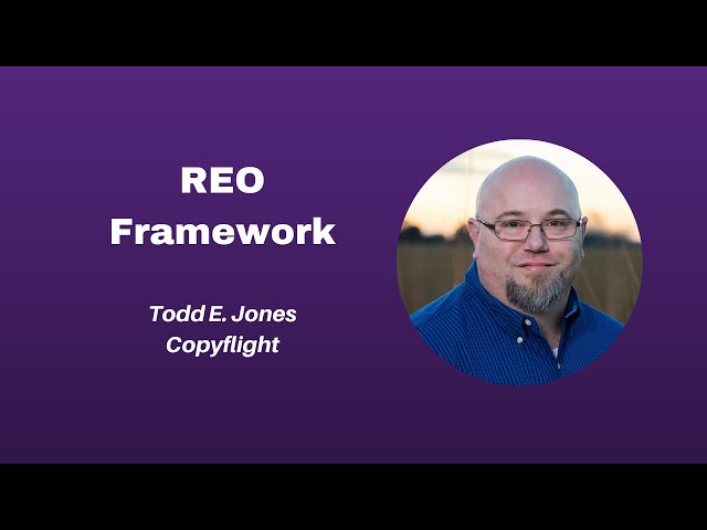 Video thumbnail for REO Framework - for better content