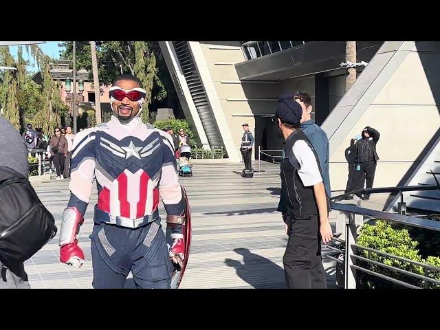'Video thumbnail for Captain America and the Avengers at Disney California Adventure ⚒️ #avengerscampus #disney #marvel'