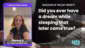 Video thumbnail for Hanna's dream about her dog dying almost came true. Very glad it didn't!