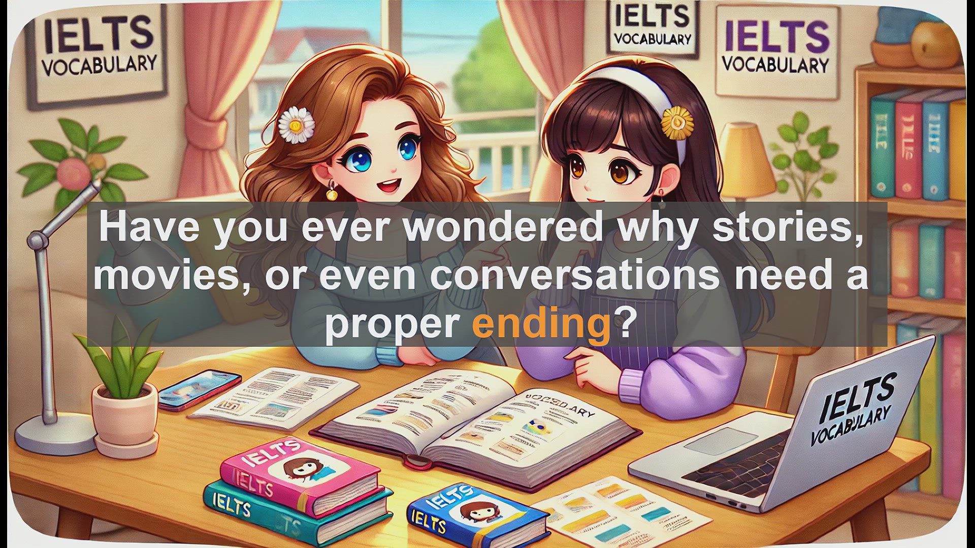 'Video thumbnail for 2500 Must Know IELTS 5.5 Vocabulary - Understanding 'Ending': Its Meaning and Usage in English'