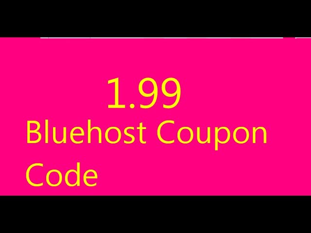 'Video thumbnail for Bluehost Coupon Code Best Bluehost discount'