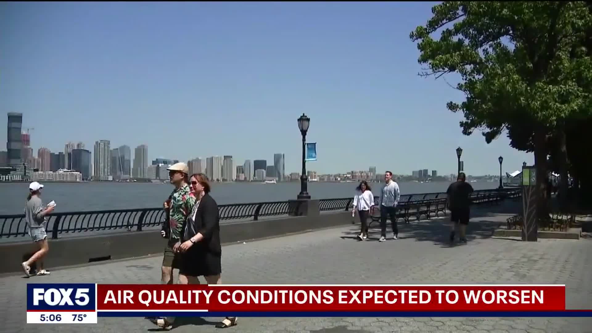 'Video thumbnail for NYC air quality update: Conditions expected to worsen'