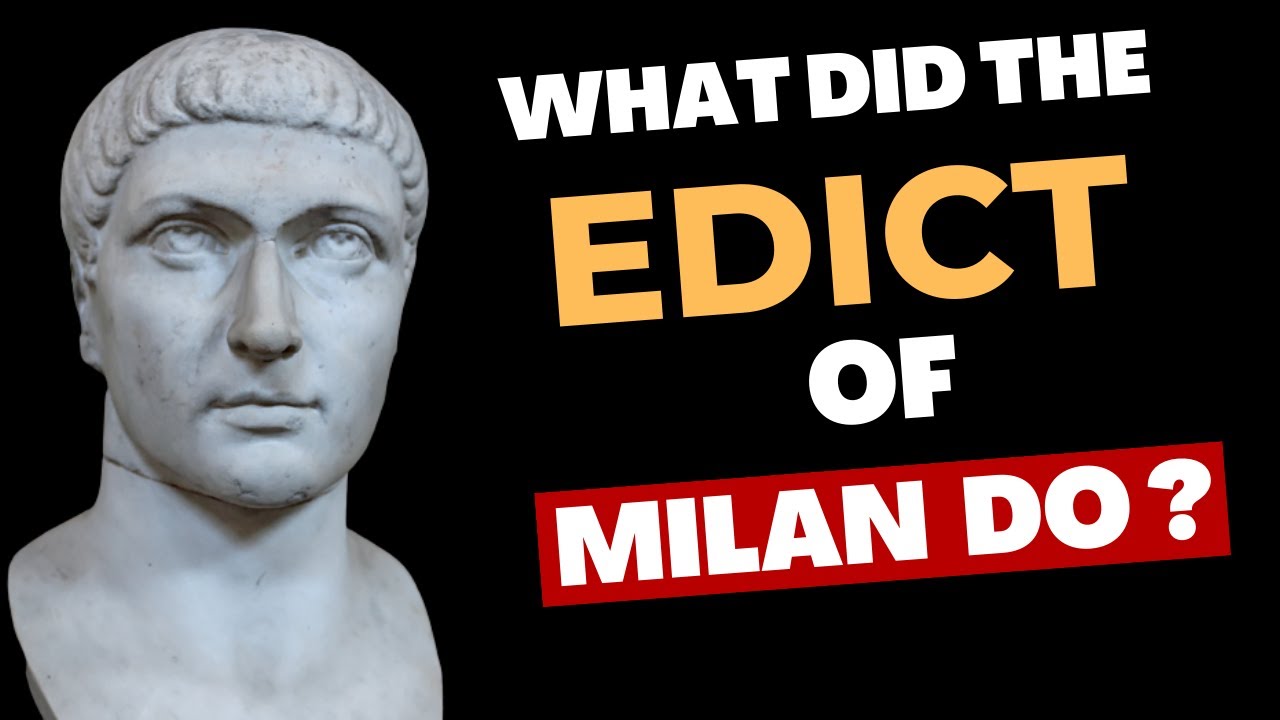 Video thumbnail for What did The Edict Of Milan Do? #history