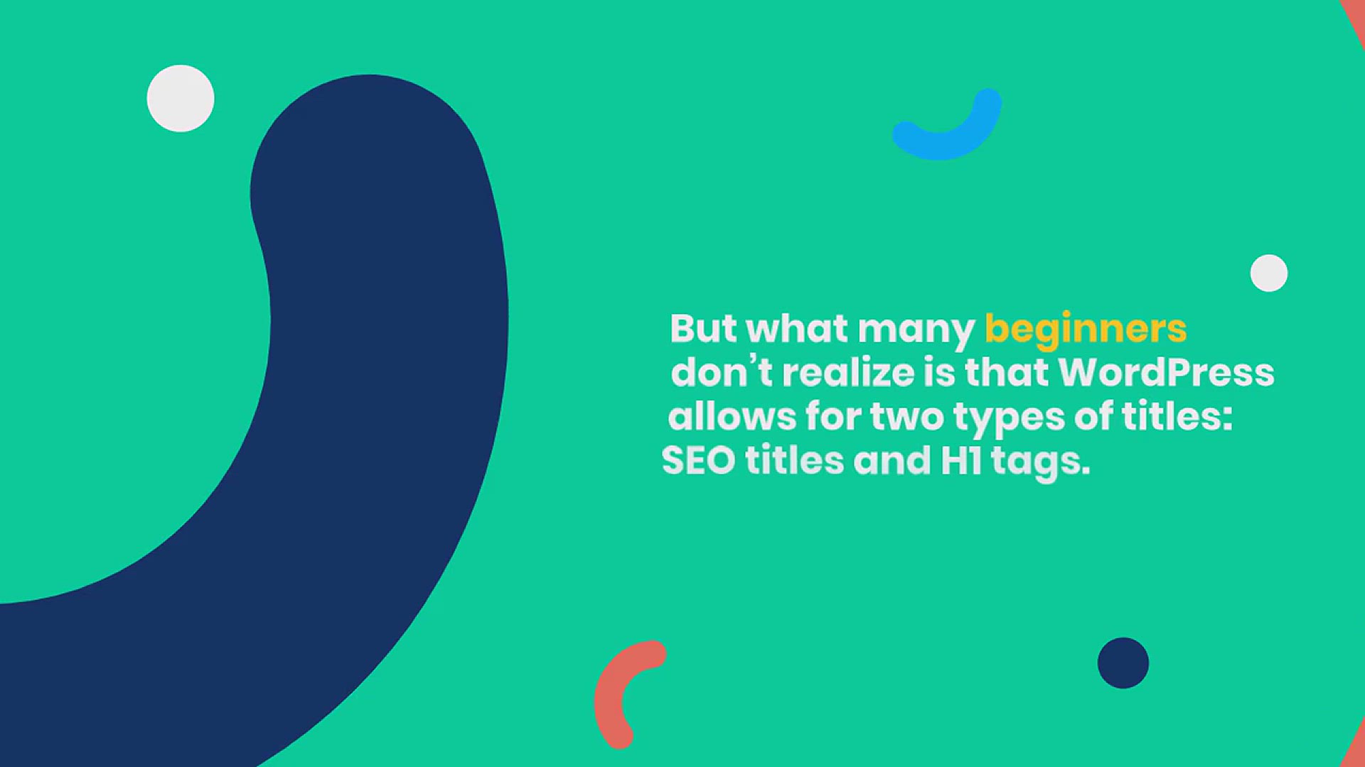 'Video thumbnail for SEO Title vs H1 Post Title in WordPress: What’s the Difference?'