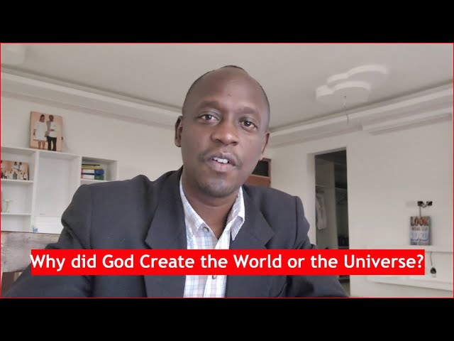 Video thumbnail for Why did God Create the World or the Universe