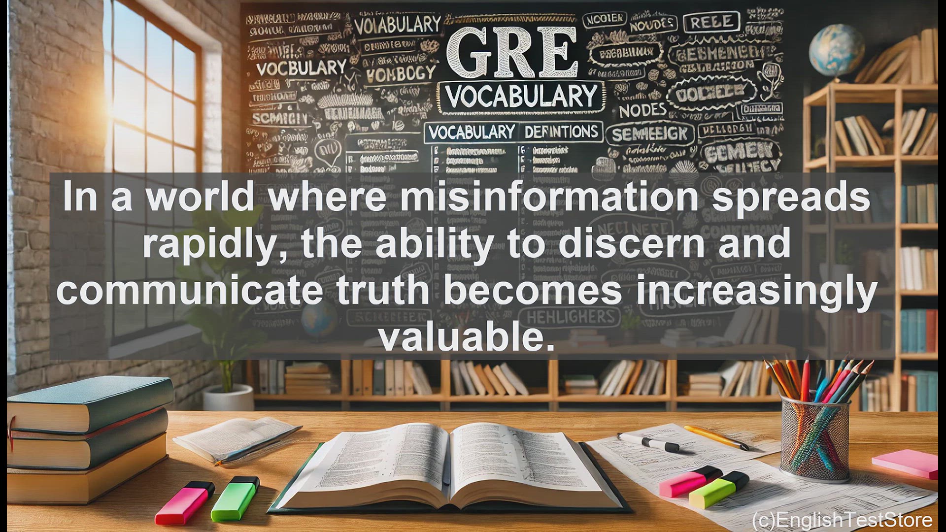 'Video thumbnail for GRE Vocabulary Lesson: Exploring the Power of Truthfulness - Veracious Communication'