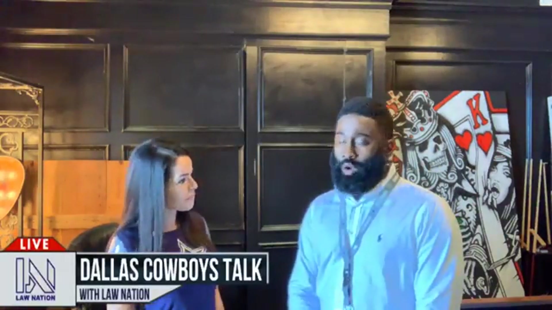 'Video thumbnail for law nation sports: dallas cowboys experience with erica from brazil'