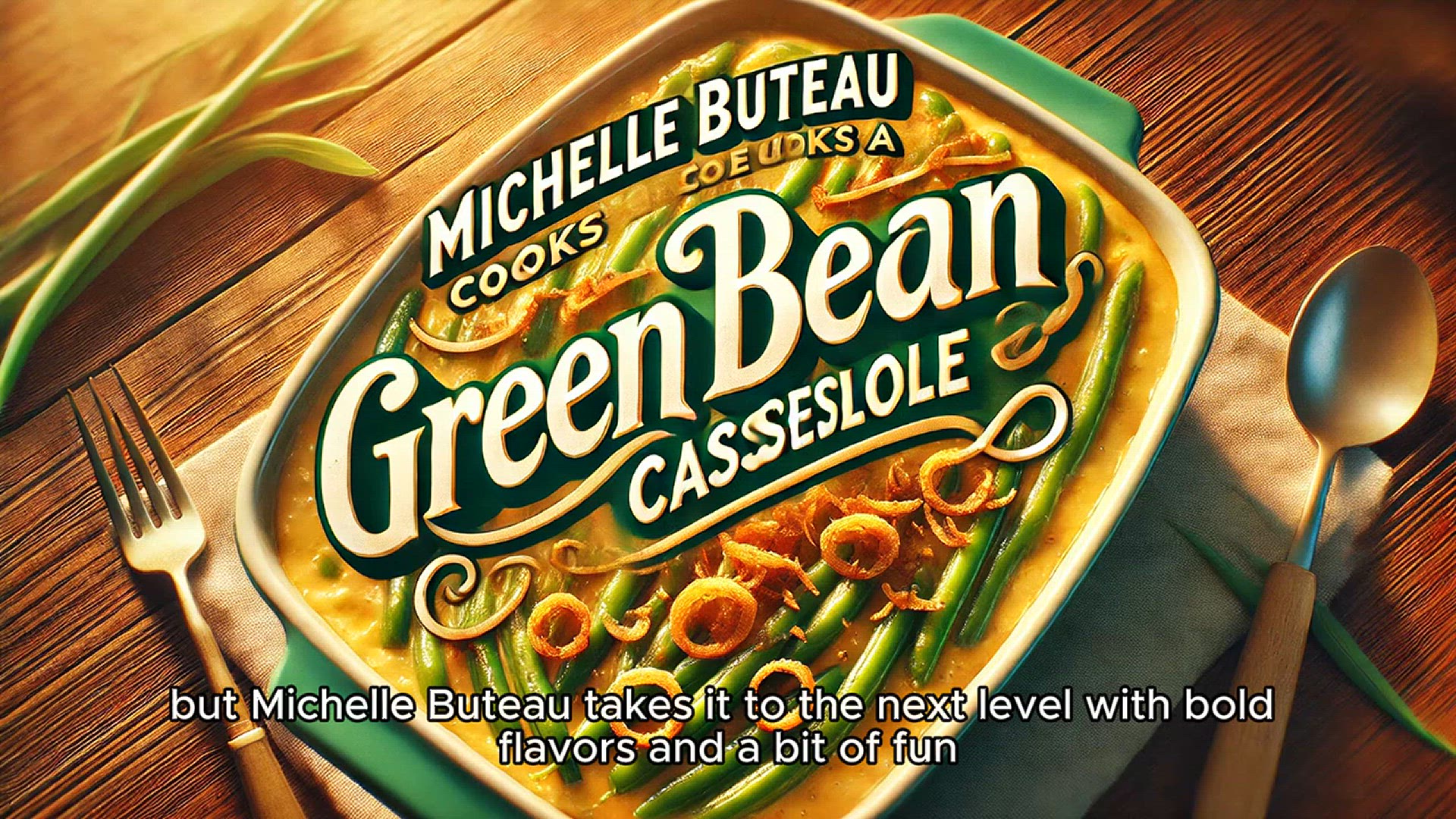 Video thumbnail for Michelle Buteau Cooks a Green Bean Casserol