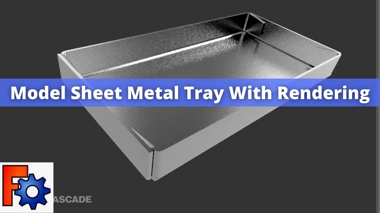 'Video thumbnail for Model Sheet Metal Tray With Rendering | FreeCAD Tutorial | Mechnexus |'