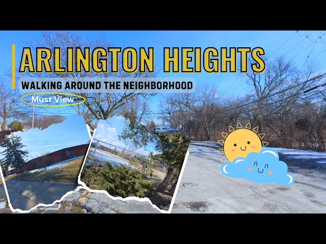 Video thumbnail for My Winter Walk Through Illinois Most peaceful Suburb Arlington Heights