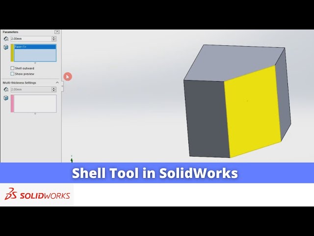 Video thumbnail for Shell Tool in SolidWorks | SolidWorks Tutorial | SolidWorks Modeling |