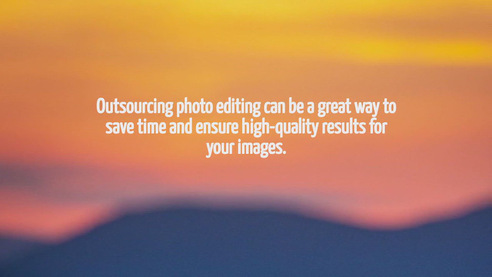 Video thumbnail for How To Outsource Photo Editing