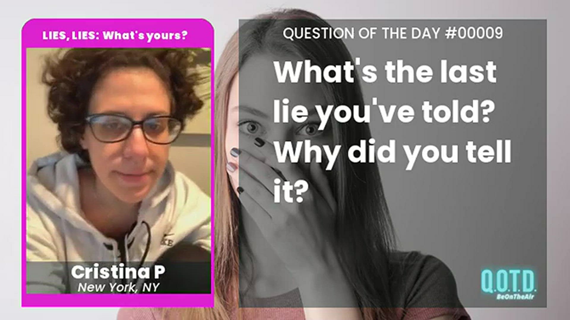 Video thumbnail for Cristina lied to get out of a phone call with her dad. Gotta love parents!