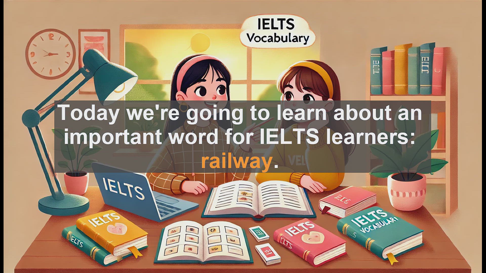 'Video thumbnail for 2500 Must Know IELTS 5.5 Vocabulary - Understanding 'Railway': Essential IELTS Vocabulary'