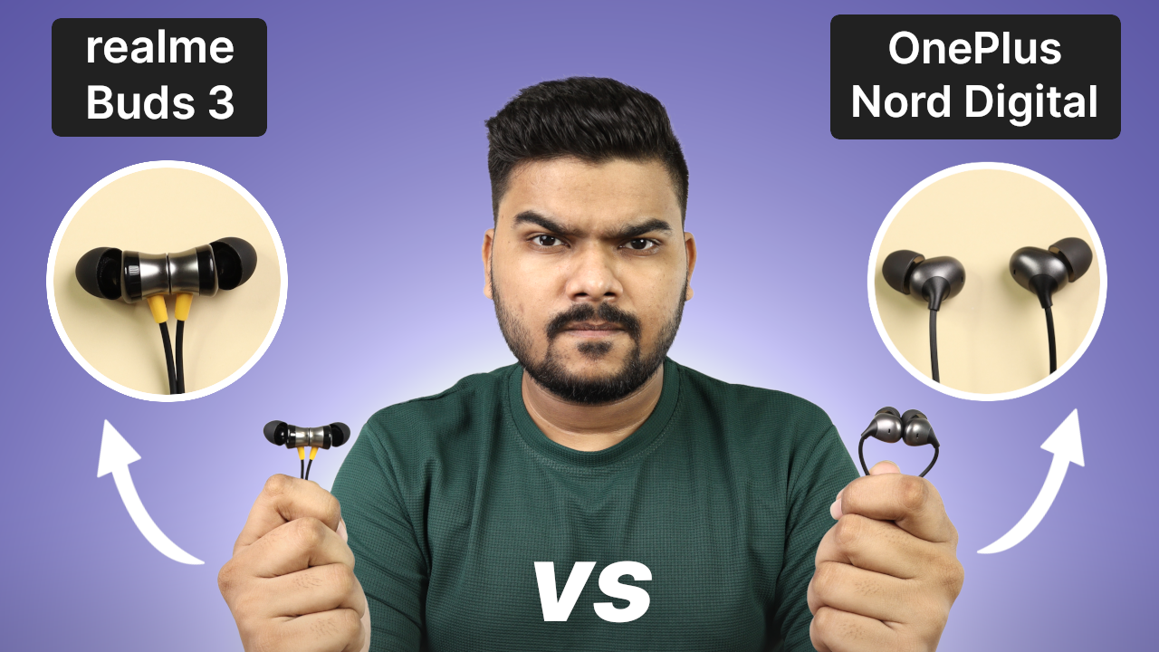 Video thumbnail for realme Buds 3 vs OnePlus Nord Digital: Which 3.5mm Wired Earphones to Buy?