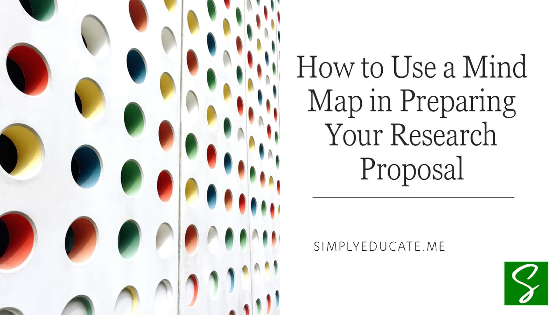 Video thumbnail for How to Use a Mind Map to Develop Your Research Proposal