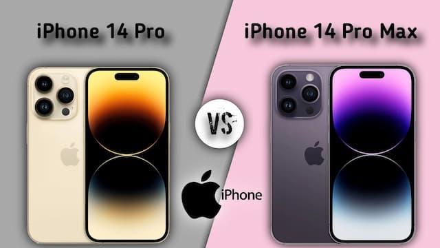 'Video thumbnail for iPhone 14 Pro Max vs iPhone 14 Pro comparison video'