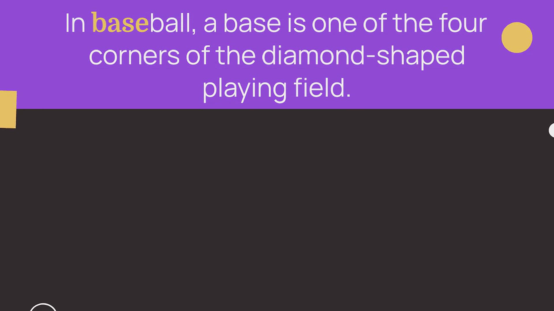 Video thumbnail for What Counts As A Base In Baseball