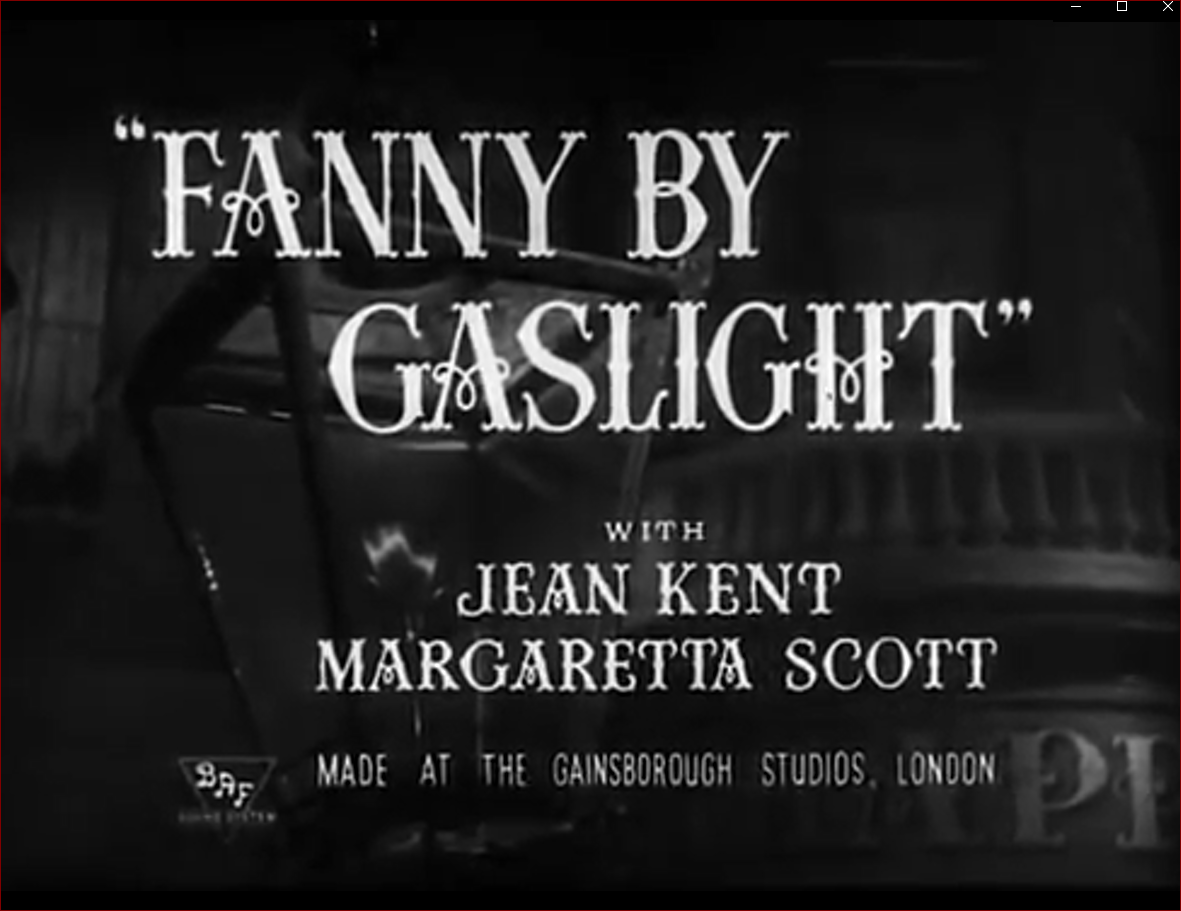 Video thumbnail for Fanny by Gaslight (1944)